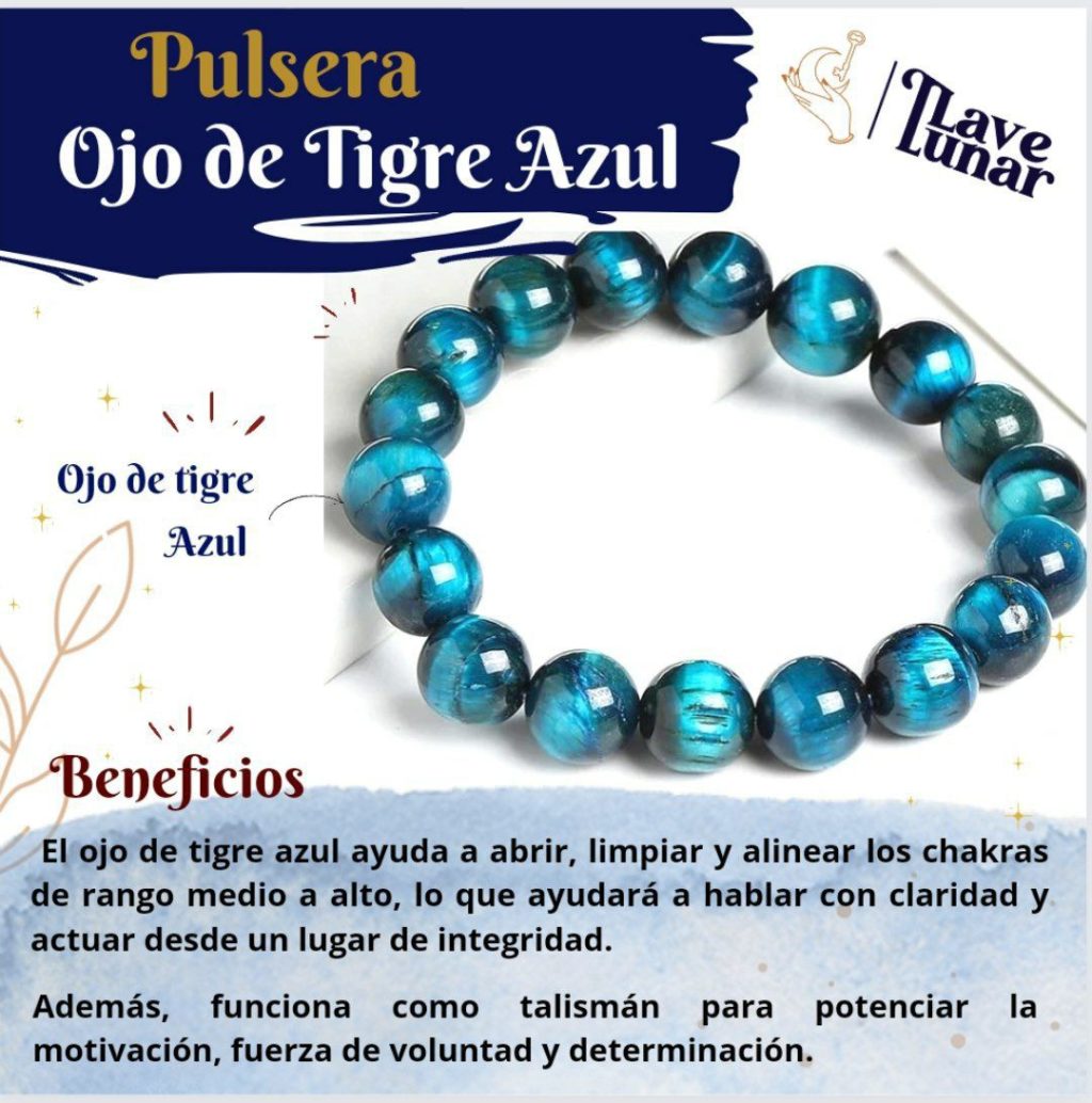 Pulsera en Panamá- pulsera ojo tigre azul