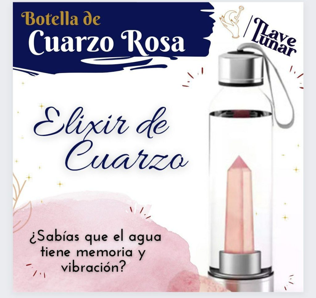 botella de cuarzo rosa en Panamá-botella de cuarzo rosa